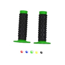 Motorcycle Grips 7/8" Dirt Bike Grips Pillow Top Anti-Slip Advanced Green