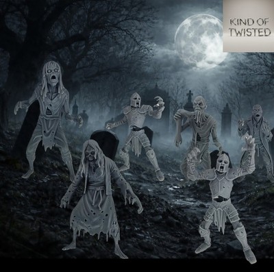 Zombie Horde: 10 Resin Miniatures