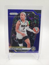 2024 Panini WNBA Prizm No. 66 Chennedy Carter Blue Velocity Prizm