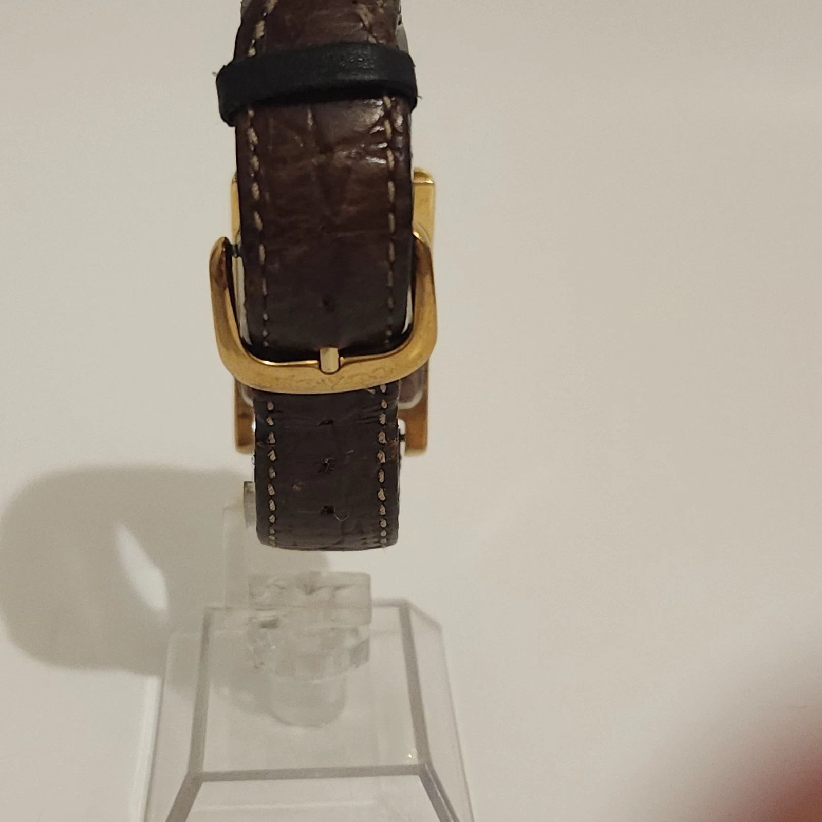 Orologio Coach Donna Swiss Made Tank Cinturino Pelle Tono Oro W503A LEGGERE BENE