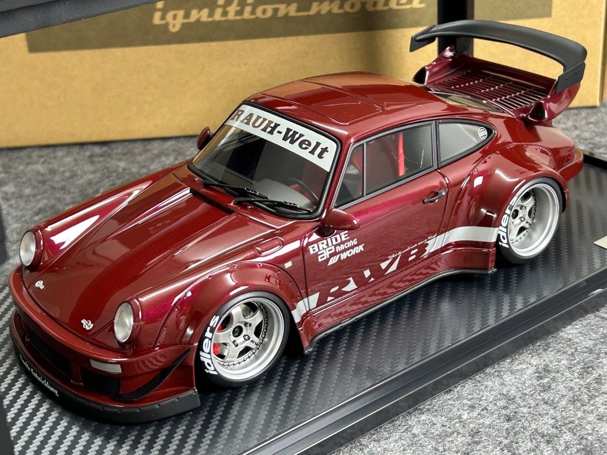 Ignition Model 1/18 RWB Porsche 930 Dark Red RAUH-Welt 911
