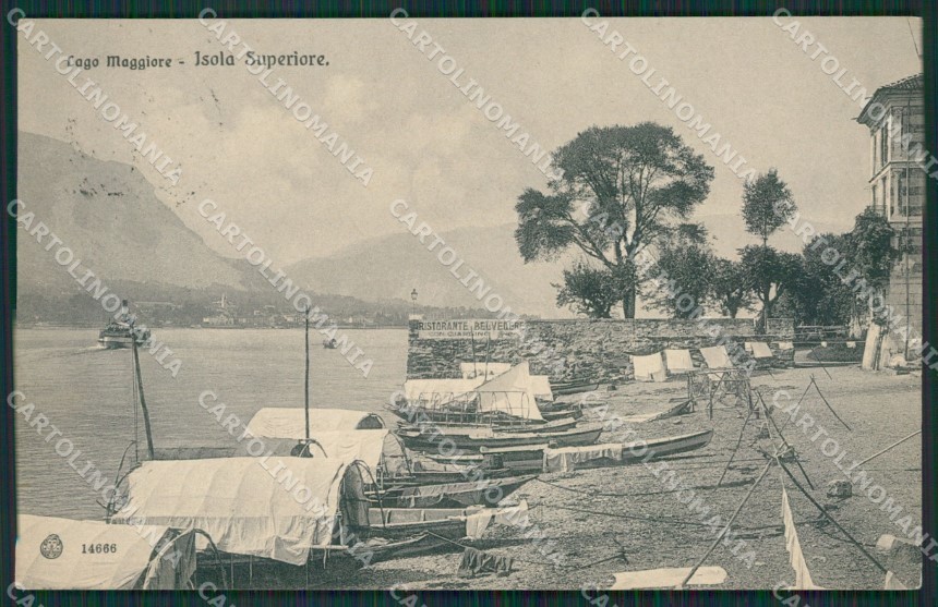 Verbania Stresa Isola Superiore Lago Maggiore cartolina KV5141