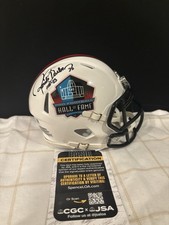 Ronde Barber Signed Hall Of Fame Mini Helmet Tampa Bay Bucs JSA COA