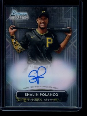 2022 Bowman Sterling #PA-SP Shalin Polanco Prospect Autographs