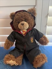 Harry Potter Bear Gryffindor With Costume 18" Brown Build A Bear Workshop