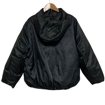 To b. by agnes b. reversible down jacket, size 36, black Women