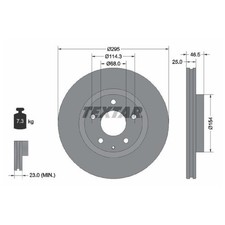2x Bremsscheibe vorne für Mazda 3 BP CX-30 DM | 26247459