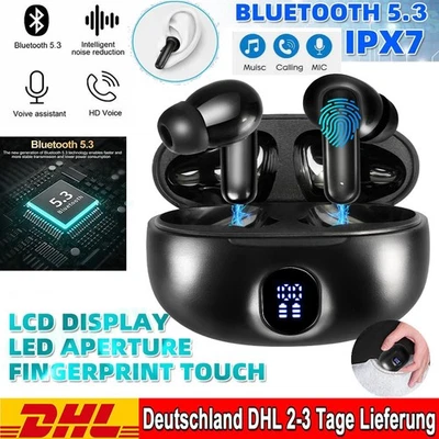 SELECTID Bluetooth 5.3 Kopfhörer f. Samsung Galaxy In-Ear Kabellos Ohrhörer Touch Headset