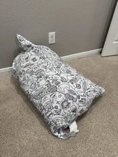 Posh Creations Stuffed Toys Storage Bean Bag ONLY Chair Kids, Teens 100L Size M