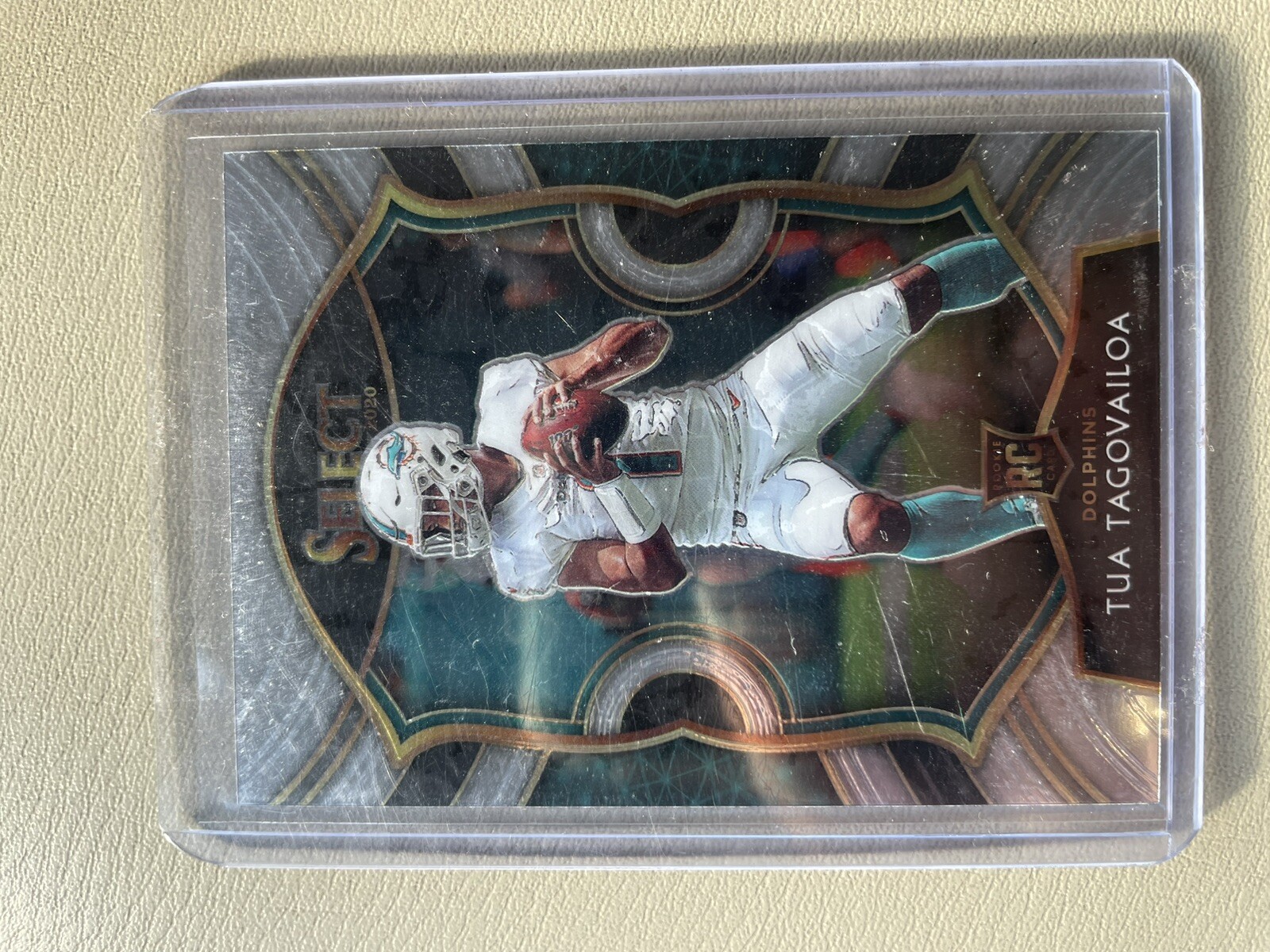 2020 Panini Select Tua Tagovailoa SILVER CONCOURSE RC MIAMI DOLPHINS