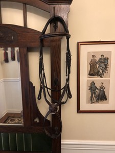 Red Barn Figure 8 Bridle Cob Horse Pony Fancy Stitched Padded