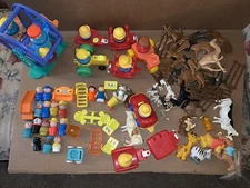 Big Lot of Fisher Price, Little Tikes, Little People and Other 