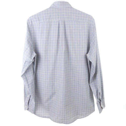 Camicia Harmont&blaine uomo a scacchi regular fit grigio giallo taglia L - Foto 3 di 3