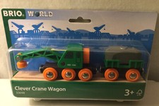 BRIO WORLD Clever Crane Wagon 33698 New in box