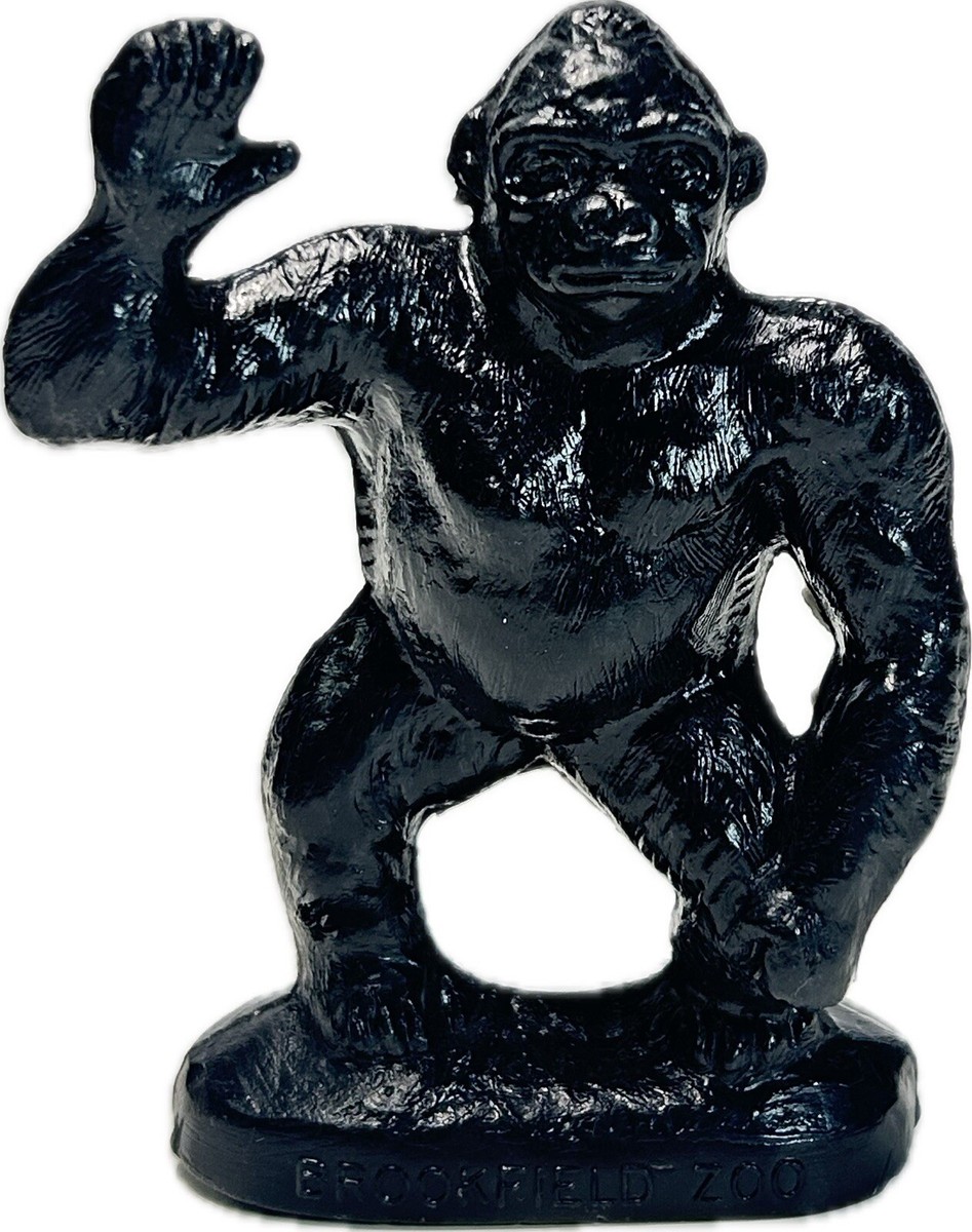 Mold-A-Rama Brookfield Zoo Black Gorilla Hand-Up Wax Figure | eBay