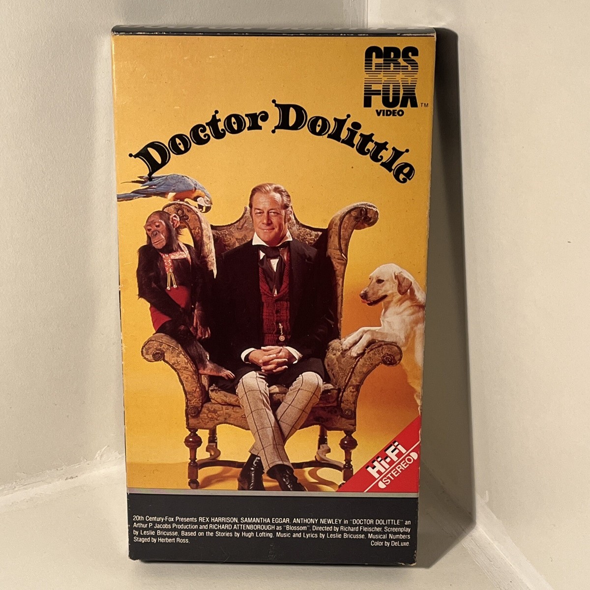 Doctor Dolittle Original 1967 VHS Movie Fantasy
