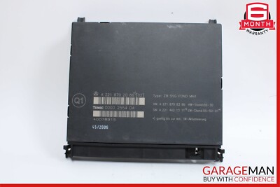 07-09 Mercedes W221 S450 S550 Individual Rear Seats Control Controller ...