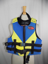 ORAGEOUS life jacket Youth 30 to 50 pounds Blue Yellow