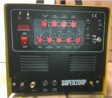 SUPER200P Plasma Cutter TIG Arc AC/DC Welder Pulse & FOOT PEDAL CAL Electric NEW