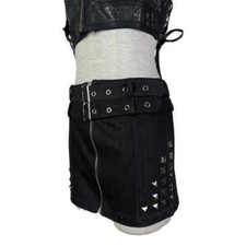 Jawbreaker Goth Punk Gothic Black Mini Skirt XL