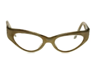 Vintage Pearl Cat Eye Eyeglasses E.I. France 50's 46/20 mm Stars - Image 1 of 4