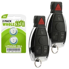 2 Replacement For 2013 2014 2015 Mercedes Benz ML350 Key Fob Remote