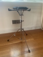 Ross PRACTICE DRUM PAD & CHROME TRIPOD STAND 8” Width