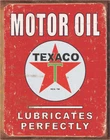 Texaco 12.5 x 16 Licensed Metal Gasoline Sign Desperate Enterprises USA