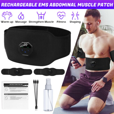Electric ABS Muscle Toner Simulation Fat Burner Toning Machine Belt Belly Shaper