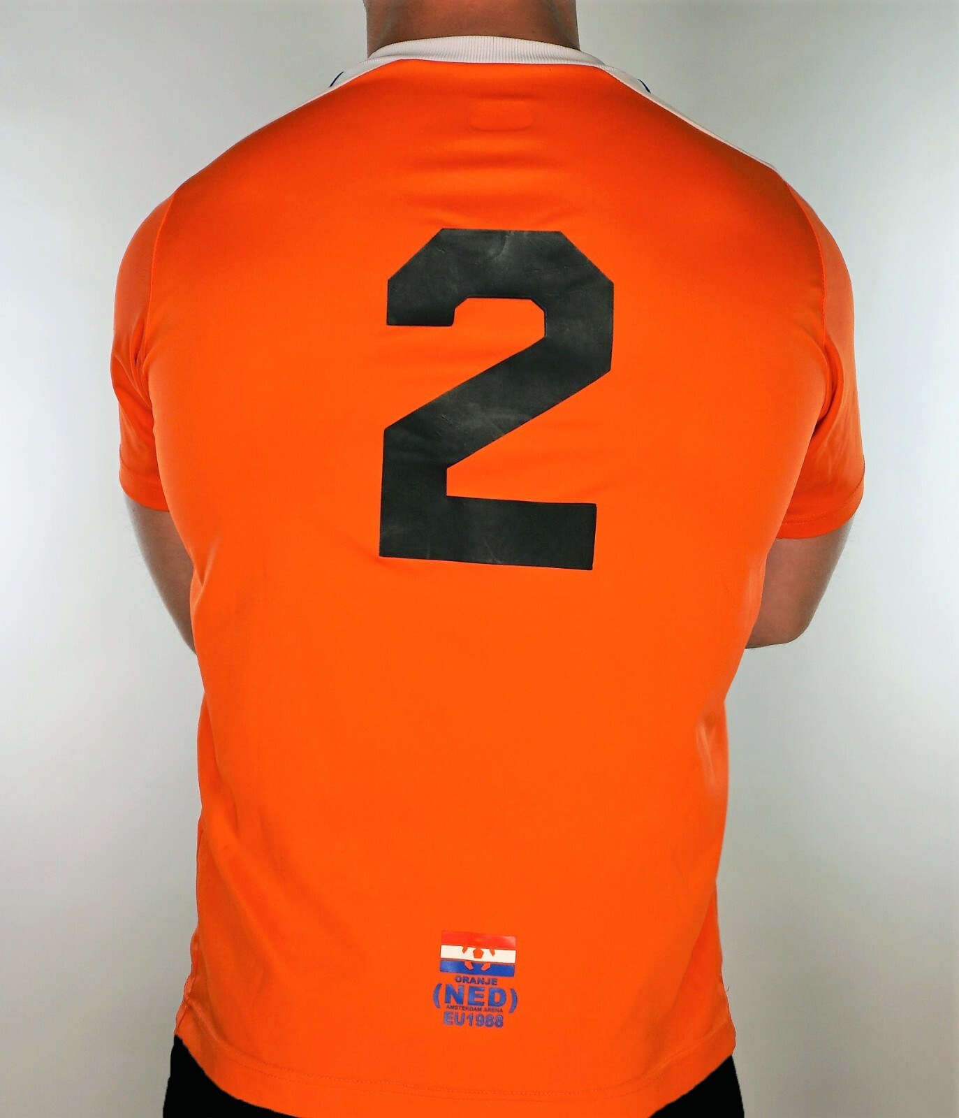 MEN'S SHORT SLEEVE XARA "NEDERLAND" SOCCER SHIRT SIZE… Gem