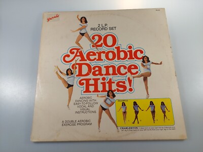 20 Aerobic Dance Hits! Parade PA-101 2 LP Set Gatefold Muir 
