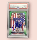 Mike Trout Signed Autographed 2023 Bowman WBC USA Green Parallel Card PSA DNA