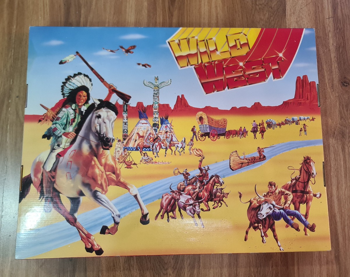 Vintage 90s HING FAT TOYS Wild West set COWBOYS-INDIANS NOS 2