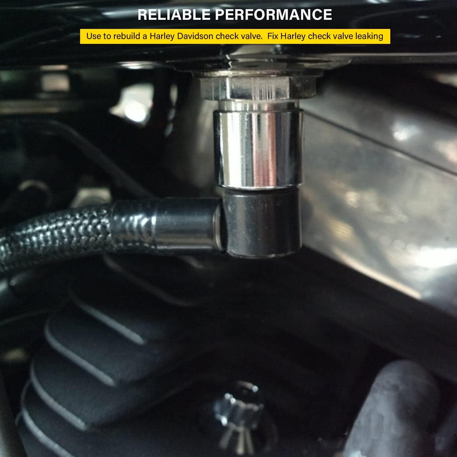 MC-300 Fuel Tool EFI Check Valve Rebuild Kit for Harley Davidson 2001-2022