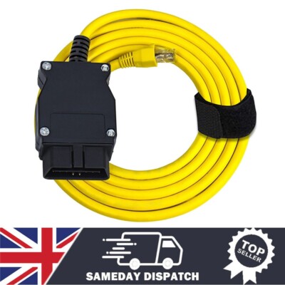 RJ45 BMW CODIERUNG ENET ETHERNET DICKES CAT KABEL F SERIE ERSATZ ENET AUF OBD2