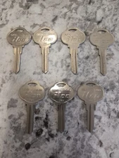 ILCO Key Blank (7 Keys) CLB1 - CLB2 - CLB3 - CLB4 - CLB6 - CLB7 - CLB8 The Club