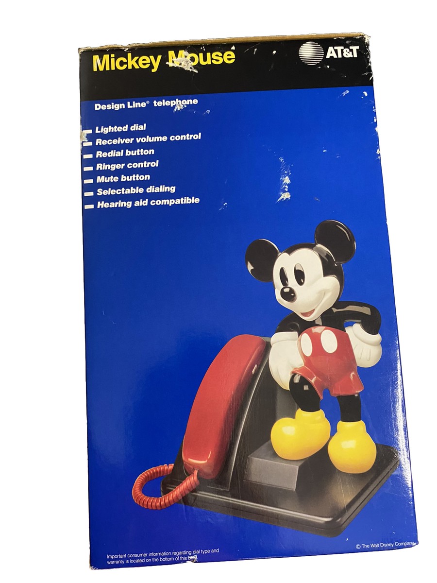 Vintage 1990 AT&T Mickey Mouse Telephone for sale online | eBay