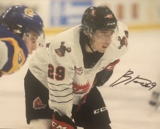 Brayden  YAGER Signed 8x10 Photo! Pittsburgh Penguins! Moose Jaw Warriors  W/COA