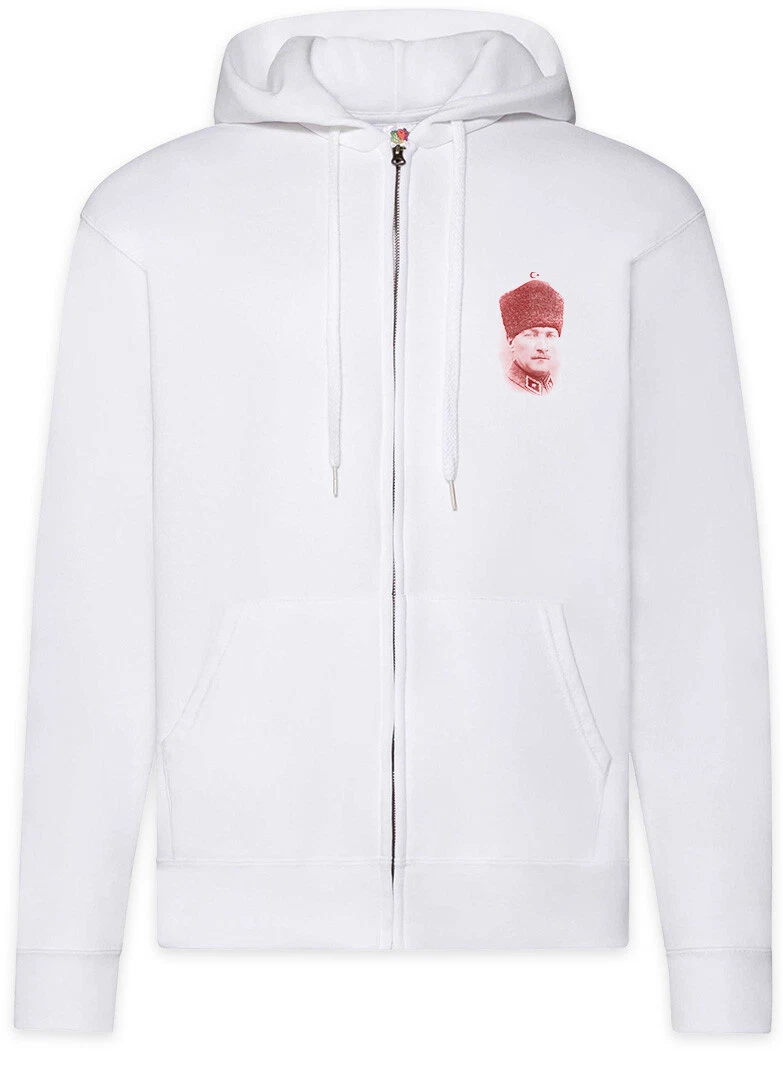 Atatürk Portrait Zipper Hoodie Mustafa Kemal Turkey turkish Republic Istanbul