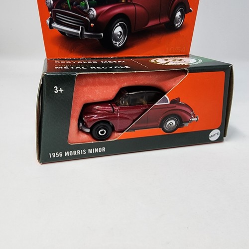 1956 Morris Minor * Burgundy * 2024 Matchbox Moving Parts Case Q T16 - Picture 2 of 2