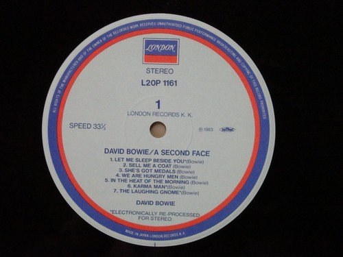 David Bowie – A Second Face L20P 1161 Japan Insert Obi NM - Picture 7 of 7
