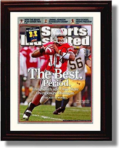16x20 Galerierahmen Ohio State "Das Beste....Periode" Troy Smith SI Autogramm - Bild 1 von 2