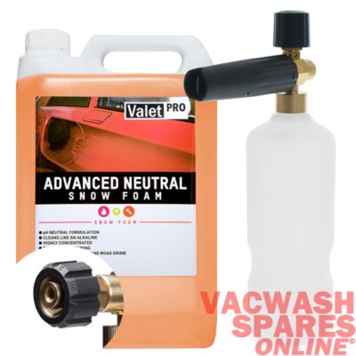PROFI SNOW FOAM LANZE & VALETPRO ADV NEUTRALSCHAUM 5L *KARCHER HD SERIE*