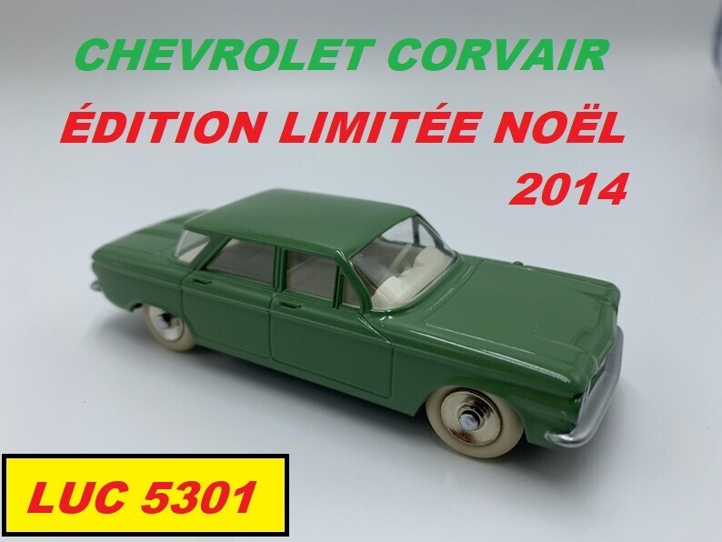 CHEVROLET CORVAIR VERTE AFRIQUE DU SUD #552 NOËL 2014 PAR DINKY