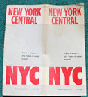 1957 New York Central Railroad NYC Timetable Buffalo Rochester Albany Railway — photo 1