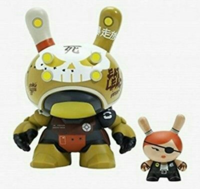 Penelope McStompsalot KidRobot 8 Inch Green Dunny by Huck Gee
