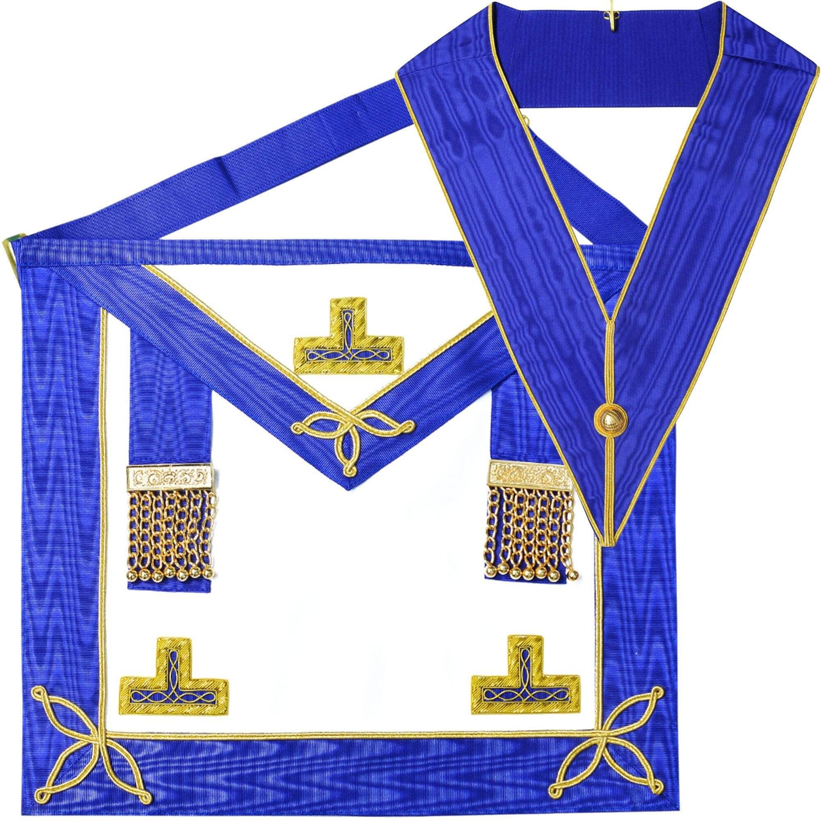 Masonic Regalia UK Freemason Provincial Undress Collar and Apron Set - Masonic M