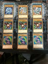 3 Blue Eyes White Dragon, 3 Dark Magician 3Red Eyes Black Dragon 9-Card Set LDK2
