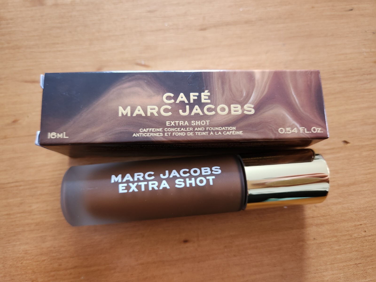 New Marc Jacobs Extra Shot Consealer & Foundation 450 Deep eBay