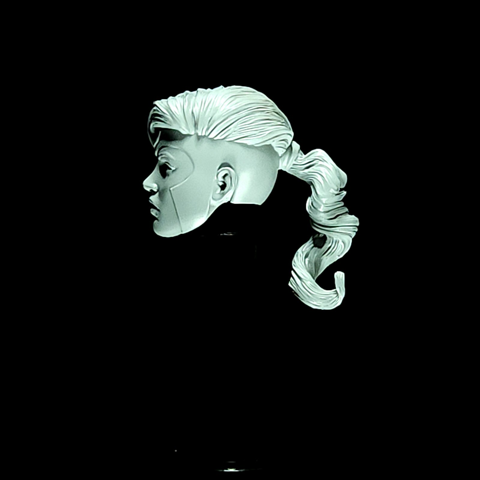 Marvel Legends Custom Jean Grey Head Cast ponytail version UNPAINTED ...